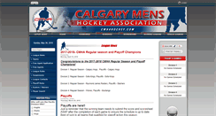 Desktop Screenshot of cmhahockey.com